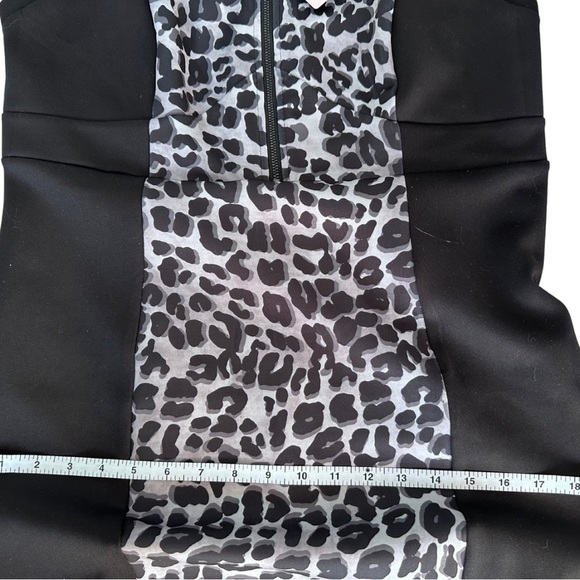 Torrid Black and Gray Bodycon Leopard Dress - Picture 8 of 8